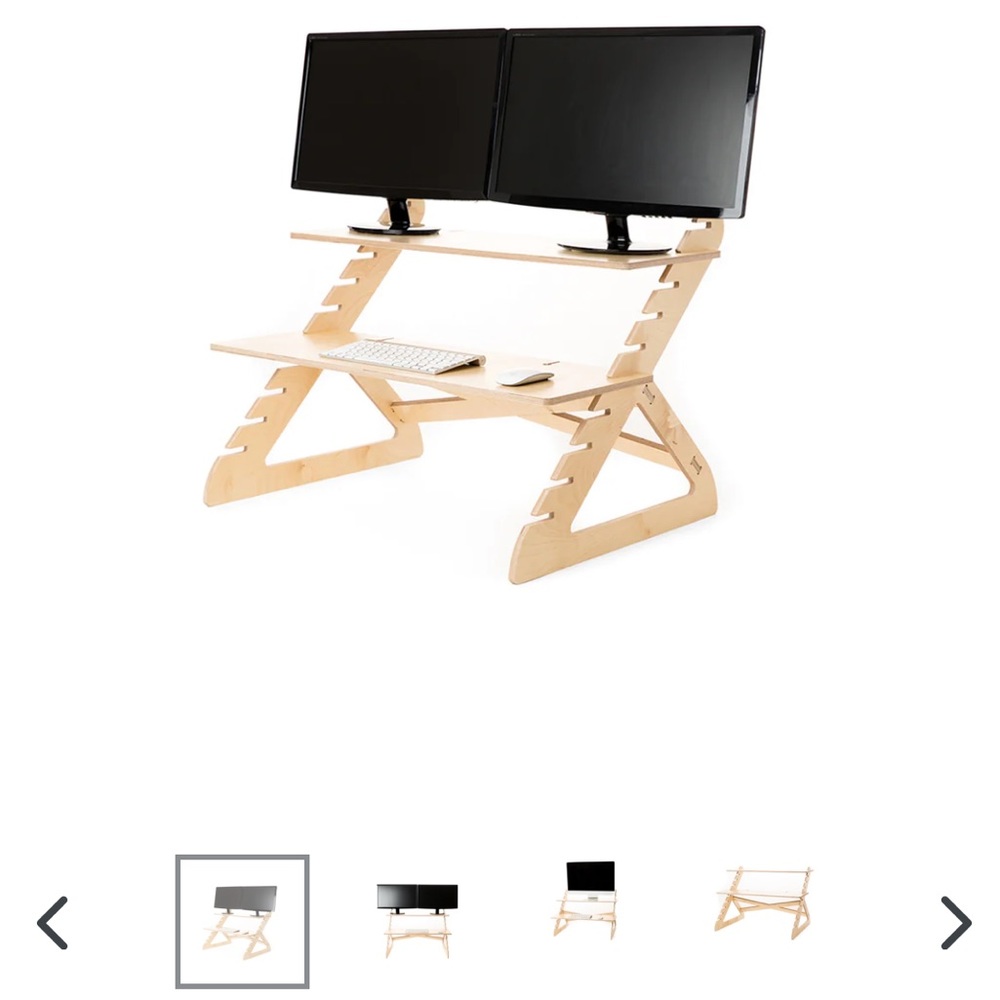 ReadyDesk 2 (currently sold out) in birch